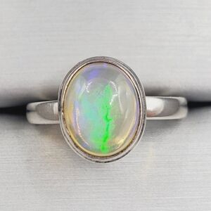 Silver Opal Ring